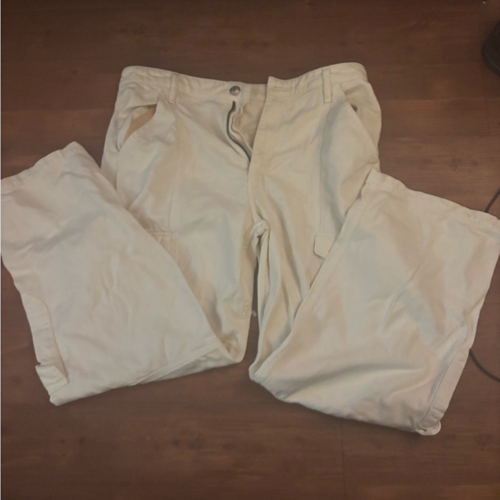 rag & bone Men's Cream Cargo Pants